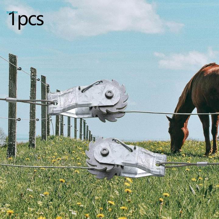 Electric Fence Strainer Sturdy with Compression Clip Fence Wire Strainer