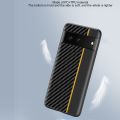 For Google Pixel 7 5G Ultra-thin Carbon Fiber Texture Splicing Phone Case. 