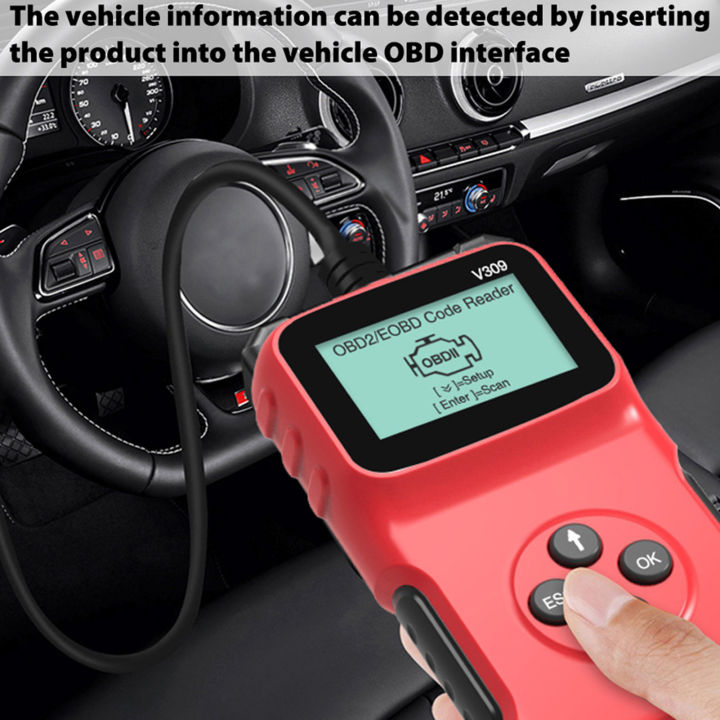 Universal OBDII Diagnostic Tool Scanner Code Reader Car Code Scan for ...