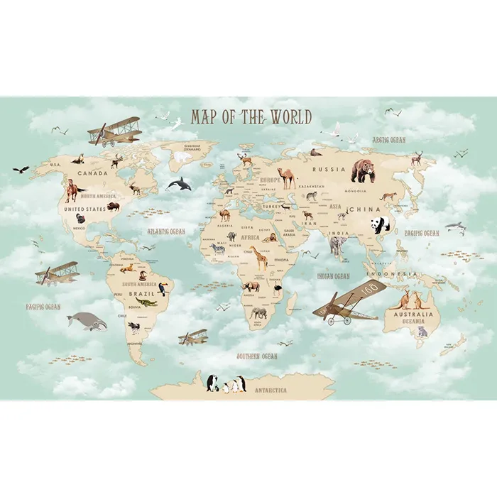 Custom%20Cartoon%20Animal%20World%20Map%20Background%20Wall%203D%20Wallpaper%20Living%20Room%20Bedroom%20Children%20Decoration%20Papier%20Peint%20Mural%20Tapety%20-%20Image%207