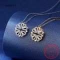 925 Sterling Silver Clover Necklace Four Leaf Heart Shape Pendant Necklace For Women Hart Luxury Jewelry Sale Dropshipping. 