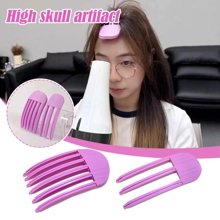 NEW 【FASHION】 Wind Plastic Comb High Cranial Top Artifact Hair Fluffer Hair Root Setting Clip Lazy Hair Styling Comb 3 Teeth 6 Tooth Comb