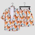 Summer Island Clothing Hainan Island Sanya Hawaii Printed Shirt Beach Suit Trendy Beach Pants Cool Seaside Style. 