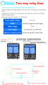4 Channel 5V Relay Module with optocoupler Relay Output. 