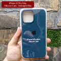 iPhone 12 Pro Max Silicone Case Midnight Blue. 
