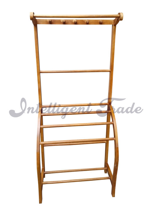 Heavy%20Wooden%20Clothes%20Hanger%20Rack%20Towel%20Rack%20-%20Image%203