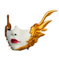 Lightweight Half Face Cyber Punk Beauty Unique Masquerade Adjustable Mechanical Half Face Wings for Halloween Party Cosplay. 