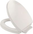 Commode Seat Cover Bathroom Seat Cover 13.5x16.5 inches / 34.5x42 cms Slow Down Soft Close Quick Release oval. 