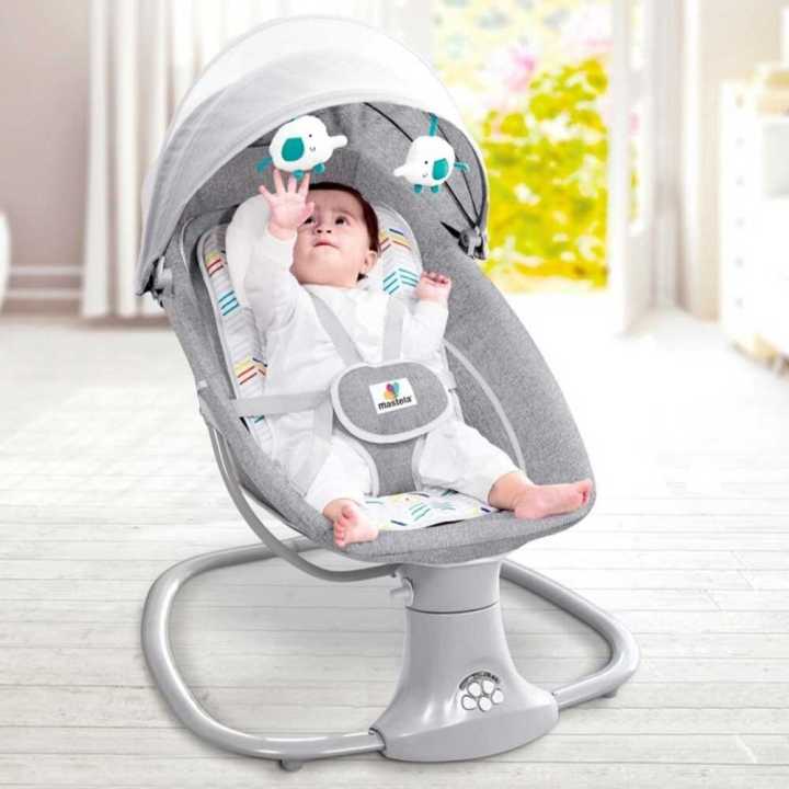 Mastela Baby Swing in1 Deluxe Bassinet Grey Baby Cradle Rocking