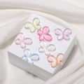 St. kunkka 15 * 20mm 20pcs Acrylic Transparent Fine Glitter Butterfly Beads Beads For DIY Necklace Bracelet Making. 