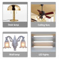 Ceiling Fan Switch Kit 3 Speed 3 Wire Pull Wire Switch With Rope For DIY Accessories. 