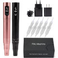 Wireless PMU Machine Tattoo Pen Kit Professional Microshading Machine Supplies Device for Permanent Makeup Shading Lips Eyebrow. 