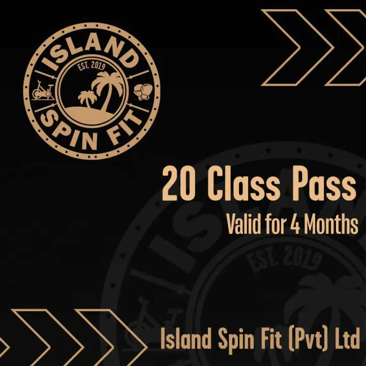 Island Spin Fit  20 Class Pass – 4 Months