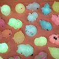 5PCS Novelty Luminous Squishy Toys Cute Cartoon Animal Decompression Toy Creative Stress Relief Pinch Toys Children Gifts YULING. 
