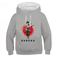 The Latest Autumn and Winter 3D Printing Boy Naruto Fashion Hoodie Clothing Youth Uchibo Sasuke Clothing Children's Clothing. 