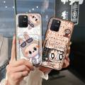 TPU Cartoon Phone Case For Samsung Galaxy A91/M80S/S10 Lite Graffiti Anti-dust Cute Waterproof Full wrap Card sleeve. 
