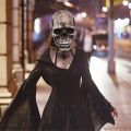 Full Head Skull Mask Carnival s Realistc Anonymous Halloween Moveable Mouth Jaw Anime Horror Helmet Skeleton Headgear Masks. 