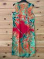 Women Home Wear House Coat Comfortable Gown Night Dress Kalki Frock. 