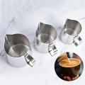 350ml/600ml/900ml Coffee Milk Frothing Jug Latte Art Milk Frother Pitcher Stainless Steel Measurement Jug Espresso Barista Tool Coffee Accessories. 