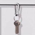 Simple Keychain Metal Car Key Ring Fashion Detachable Carabiner Hook Waist Hanging Key Chain Buckle Men Women Accessories 1Set. 