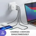 [Super Fast Charge 2.0| 3-in-1 adapter| Charge iPhone 15] Prolink 68W GaN PPS PD Charger IntelliSense-Charge Lenovo/ Dell / ASUS/ Apple Watch/ Laptop. 