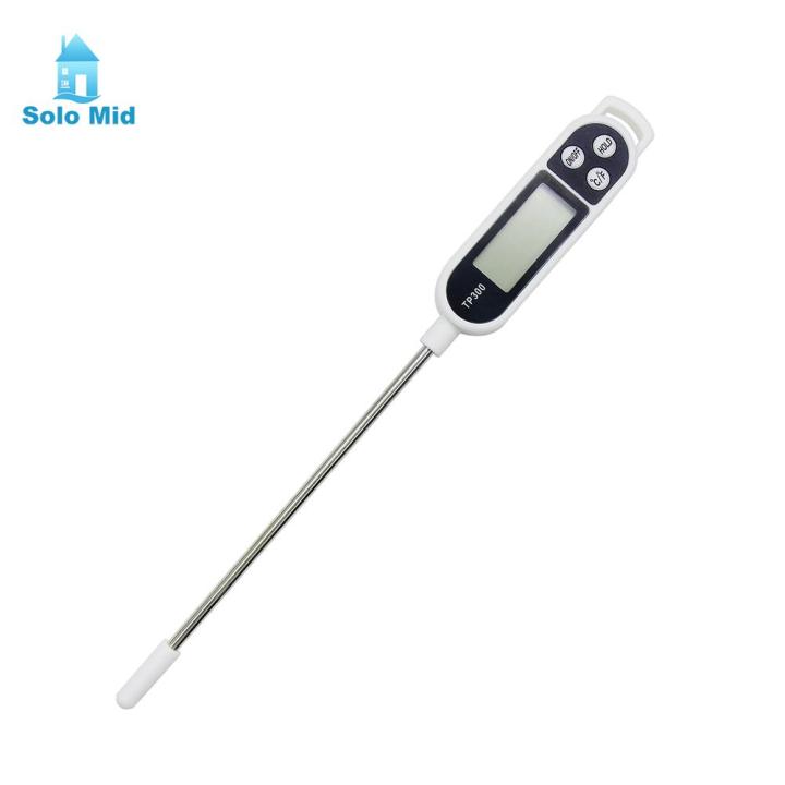 【IKE】TP300 Electronic Water Milk Oil Temperature Gauge Digital Meat Thermometer Probe Sensor Gauge Meter