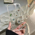 Luxury Color Diamand Gem Clear Phone Case For iPhone 15 14 13 12 11 Pro XS Max MiNi XR X 8 7 Plus SE Soft Back Cover Epoxy Shell. 