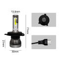 A Pair of COB H4 120W 26000LM LED Car Headlight Kit Hi/Lo Turbo Light Bulbs 6000K. 