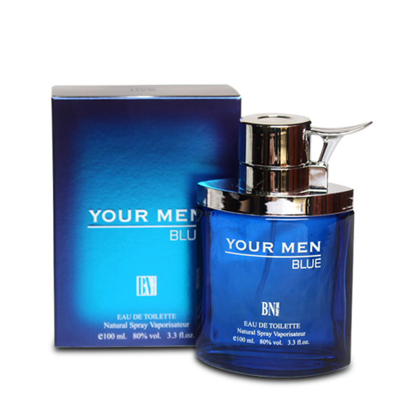 Your Men Blue Perfume 100ml - Men's stylish Long Lasting Perfume - Eau de Toilette - BN Perfumes