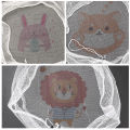 18 Inches Cartoon Electric Fan Protective Net Cover Children's Anti-pinch Hand Fan Sleeve Safety Protective Cover 1Pcs. 