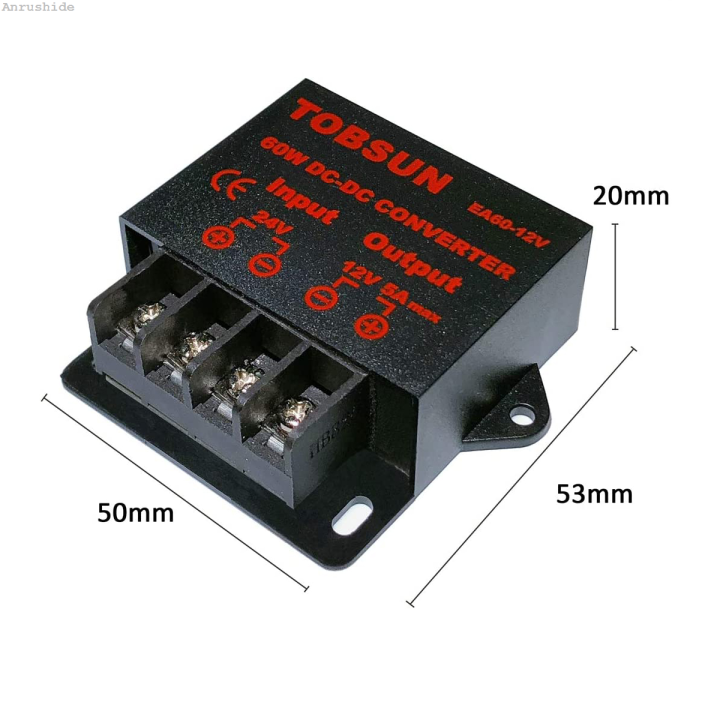 DC 12V/24V To 5V 5A Step Down Converter - 25W Buck Voltage Regulator Power Supply Module - View #10