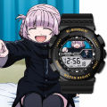 Song of the Night Seven Grasses Electronic Watch Sports Digital Cartoon Cute Electronic Watch with Alarm Clock for Women. 