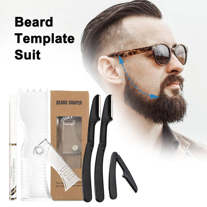 Beard%20Shaping%20Kits%20Adjustable%20Non-slip%20Mustache%20Trimming%20Set%20Practical%20Professional%20Facial%20Hair%20Template%20Gadget%20Supply%20-%20Image%202