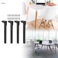 4x Collapsible Table Legs Table Legs Extended Durable with Screws Folding Table Leg for Height 30cm. 