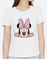 100% Cotton Girls Cute White T shirt Baby Minnie Mouse. 