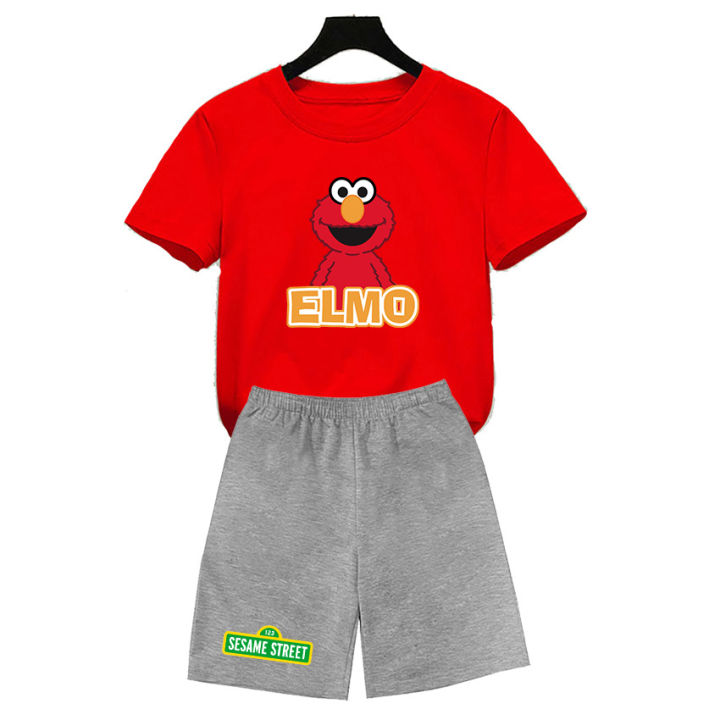 Kids%20Tops%20polyester%20quick%20dry%20Sesame%20Street%20COOKIE%20MONSTER%20Design%20T%20Shirt%20Children's%20Set%20Girls%20Cartoon%20Boys%20Print%20T%20shirt%20Baby%20-%20Image%206