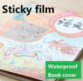 10 Sheets A4 Transparent Self Adhesive Book Cover Wrapper S/M/L Waterproof Book Wrap Paper Film Matte Clear Notebook Protector. 