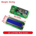 LCD Module Blue Green Screen For Arduino 0802 1602 2004 12864 LCD Character UNO R3 Mega2560 Display PCF8574T IIC I2C Interface. 