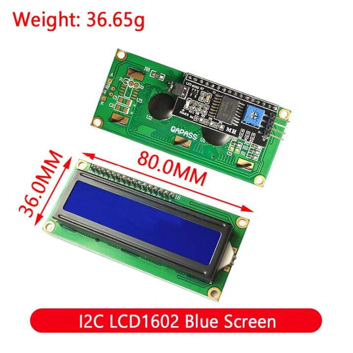 LCD%20Module%20Blue%20Green%20Screen%20For%20Arduino%200802%201602%202004%2012864%20LCD%20Character%20UNO%20R3%20Mega2560%20Display%20PCF8574T%20IIC%20I2C%20Interface%20-%20Image%204