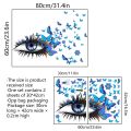 Blue Butterflies Eye Home Decoration animals tree bridge baby children bedroom room decor wall stickers removable kids nursery decal Mirror Dear Wall Decoration Stickers wall deco. 