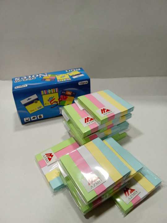 Multi Colour 3 x 3 Stick Note Pad (100 Sheets) | Daraz.lk