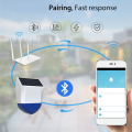 Tuya Smart Siren Alarm Outdoor Sound and Light Alarm Waterproof Solar Sound Light Alarms. 