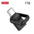 Lenovo 2TB USB Flash Drive 2 In 1 Pen Drive 1TB U Disk For Iphone 15 Android OTG Pendrive Usb Memory Stick 128GB For Ps4 Laptop. 
