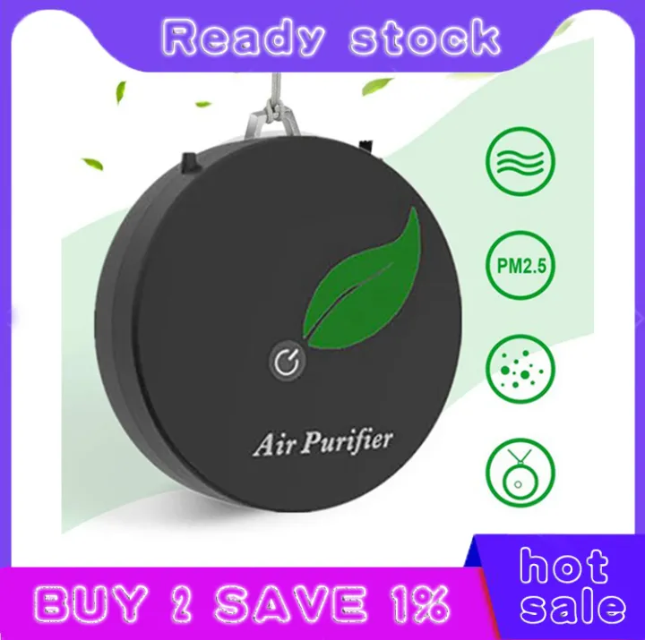 【BestGO】Portable air purifier  Wearable Air Purifier Necklace Ionizer Negative Ion For Adults Kids