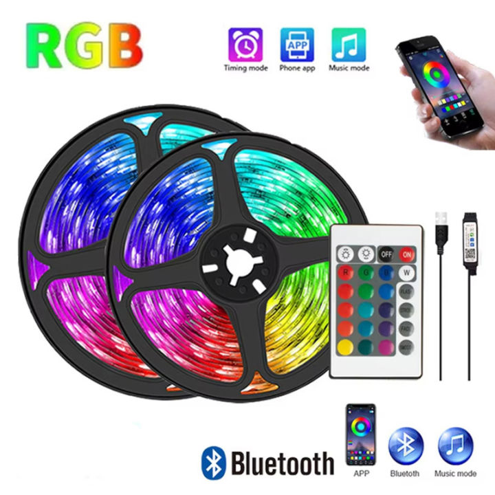 DECORATE THE ROOM IN THE APPLICABLE LIGHT STRIP BACKLIGHT TV RGB ...
