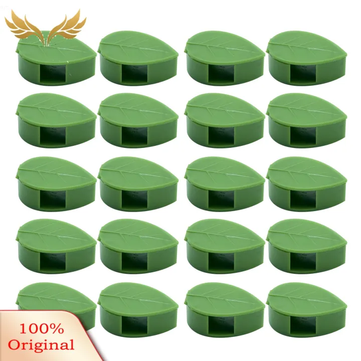 SuperRide Outdoor Plant Support Leaf Shaped Plant Fixer Clips for Garden Vines 20/60/90 Pcs Wall Mount Fixture Clips with Adhesive Stickers Ideal for Balcony Patio Decor Plant Climbing Clips