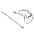 Paint Cement Plaster Adhesive Spiral Mixer Stirrer Paddle Rod For Drill. 