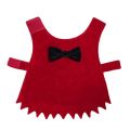 Fashion Bowknot Pet Clothes Small Pet Dog Cat Clothing Overcoat For Party Red S. 