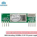 Dc3v-5.5v Rxb6 433mhz Rf Superheterodyne Wireless Module With The Decoding For Arduino/arm/avr. 