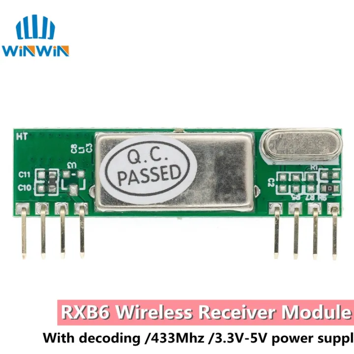 Dc3v-5.5v%20Rxb6%20433mhz%20Rf%20Superheterodyne%20Wireless%20Module%20With%20The%20Decoding%20For%20Arduino/arm/avr%20-%20Image%204